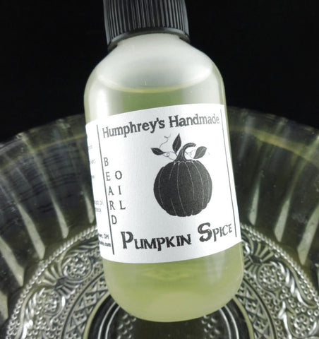 PUMPKIN SPICE Beard Oil | Pumpkin | Nutmeg | Cinnamon | 2 oz - Humphrey's Handmade