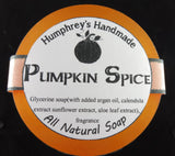 PUMPKIN SPICE Glycerin Soap | Shave & Shampoo Bar | Beard Wash | Shave Puck | Cinnamon | Nutmeg | Cloves - Humphrey's Handmade