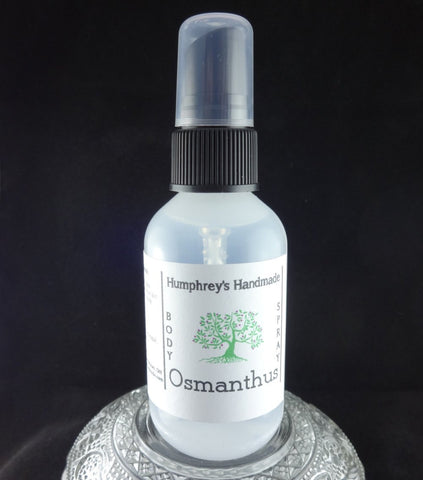 OSMANTHUS Body Spray | 2 oz | Peach Tea | Japanese | Sweet Olive Flower - Humphrey's Handmade