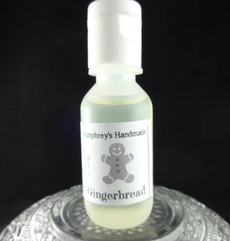 GINGERBREAD Beard Oil | .5 oz Sample Size | Nutmeg | Clove | Ginger - Humphrey's Handmade