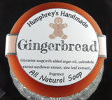 GINGERBREAD Soap | Nutmeg | Ginger | Cinnamon | Clove | Glycerin Christmas Soap - Humphrey's Handmade