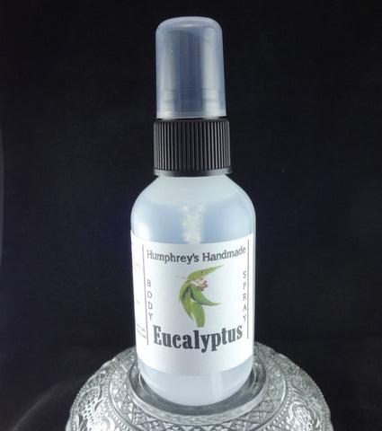 EUCALYPTUS Body Spray | Unisex | Essential Oil | 2 oz - Humphrey's Handmade