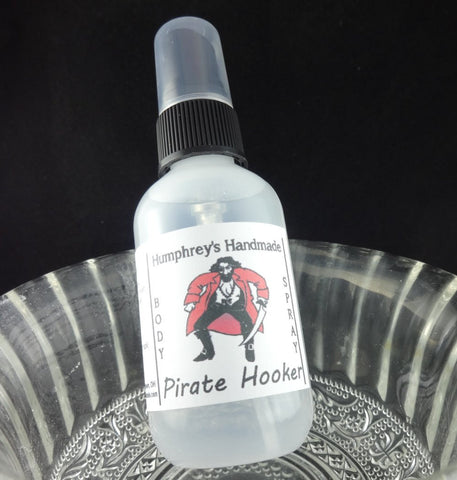 PIRATE HOOKER Body Spray | Mango Papaya | 2 oz | Funny - Humphrey's Handmade