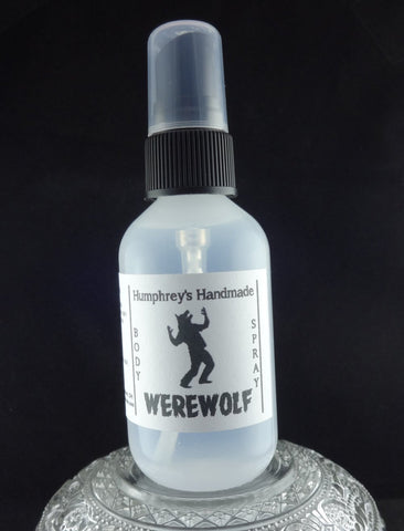 WEREWOLF Men's Body Spray | 2 oz | Citrus | Cedar | Musk | Twilight Woods Type - Humphrey's Handmade