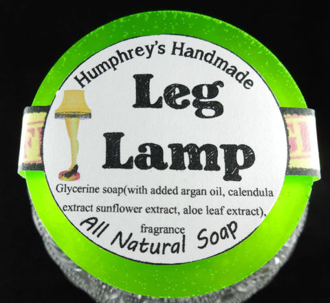 LEG LAMP Soap | Glycerin | Pine | Fir Needles |Cedar | Eucalyptus | Beard Wash | Shave Puck - Humphrey's Handmade
