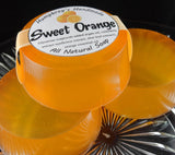 SWEET ORANGE Soap | Essential Oil | Shave Soap | Body Bar | Shampoo Puck - Humphrey's Handmade