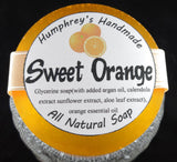 SWEET ORANGE Soap | Essential Oil | Shave Soap | Body Bar | Shampoo Puck - Humphrey's Handmade