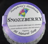 SNOZZBERRY Soap | Mixed Berry | Wildberry Scented Glycerin Soap | Shampoo Bar | Argan Oil - Humphrey's Handmade