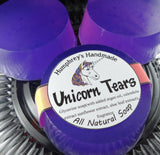 UNICORN TEARS Soap | Cherry Coconut Buttercream Scent | Shave & Shampoo Soap | Unicorn Soap - Humphrey's Handmade
