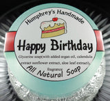 HAPPY BIRTHDAY Soap | Cake Scent | Shave & Shampoo Soap - Humphrey's Handmade