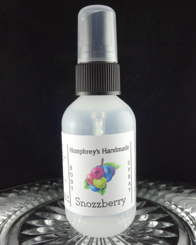 SNOZZBERRY Body Spray | 2 oz | Wildberry | Mixed Berries Perfume - Humphrey's Handmade