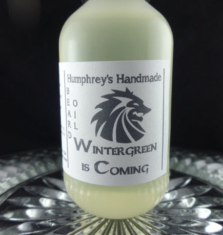 WINTERGREEN IS COMING Men's Beard Oil | Essential Oil | 2 oz - Humphrey's Handmade