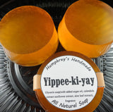 YIPPEE-KI-YAY Soap | Men's Shaving Soap | Beard Wash | Shampoo Bar | Very Sexy For Men Type | Argan Oil - Humphrey's Handmade
