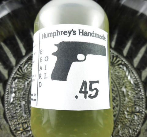 .45 Beard Oil | Fresh Barbershop Scent | Gun Gift | 2 oz - Humphrey's Handmade