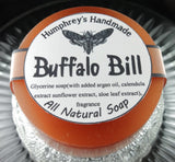 BUFFALO BILL Soap | Leather Scent | Shave Soap | Beard Wash | Body Bar - Humphrey's Handmade