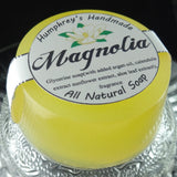 MAGNOLIA Soap | Women's Glycerin Shave Soap | Body Bar | Shampoo Puck - Humphrey's Handmade