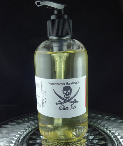 CALICO JACK Castile Soap | Beard Wash | Body Wash | 8 oz | Nautica Type - Humphrey's Handmade