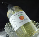 FRESH PEACH Body Wash | 8 oz | Women's Peach Scented Castile Soap - Humphrey's Handmade