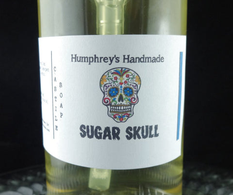 SUGAR SKULL Body Wash | 8 oz | Unisex | Brown Sugar Scented Castile Soap | Day of the Dead - Humphrey's Handmade