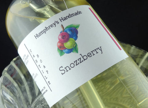 SNOZZBERRY Body Wash | 8 oz | Women's Mixed Berry Scented Castile Soap - Humphrey's Handmade