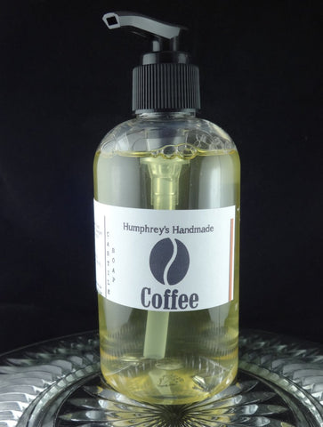 COFFEE Body Wash | 8 oz | Coffee Bean Scent Castile Soap | Unisex - Humphrey's Handmade
