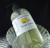 SWEET LEMON Body Wash | 8 oz | Women's Lemon Scented Castile Soap - Humphrey's Handmade