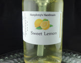 SWEET LEMON Body Wash | 8 oz | Women's Lemon Scented Castile Soap - Humphrey's Handmade