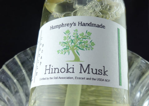 HINOKI MUSK Body Wash | 8 oz | Women's Japanese Hinoki Wood | Liquid Castile Soap - Humphrey's Handmade