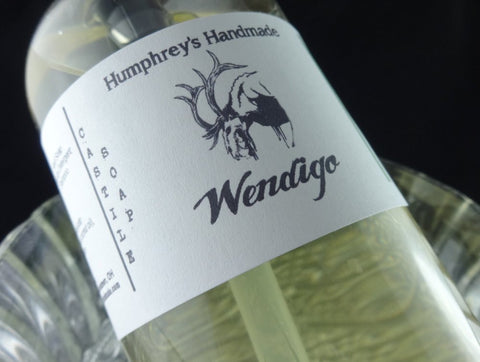 WENDIGO Body Wash | 8 oz | Unisex | Pine | Balsam | Cedar | Juniper Castile Liquid Soap - Humphrey's Handmade