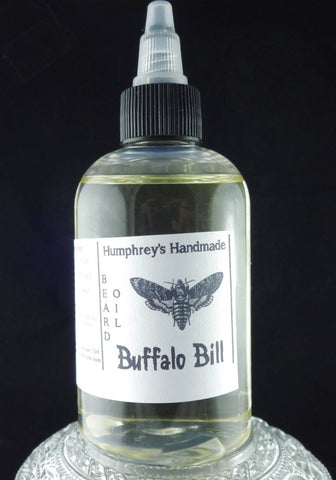 BUFFALO BILL Beard Oil | 4 oz | Leather Scent - Humphrey's Handmade