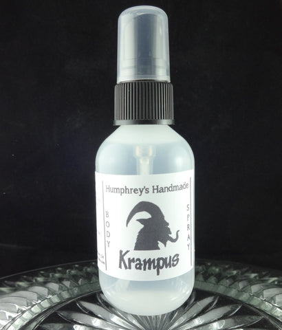 KRAMPUS Body Spray | Peppermint Scent | 2 oz | Christmas Horror - Humphrey's Handmade