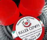 KILLER CLOWN Soap | Cotton Candy Scent | Glycerin Shave & Shampoo Soap - Humphrey's Handmade