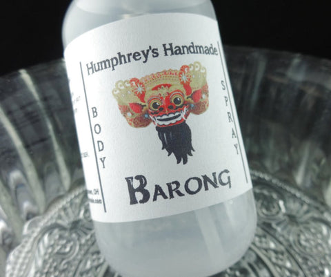 BARONG Body Spray | Indonesian Teakwood Scent | Room Spray - Humphrey's Handmade